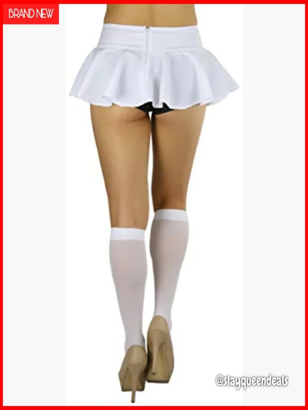 Women's Pleated Mini Skirt Elastic Waist Festival Party Dance Wear - Picture 2 of 6